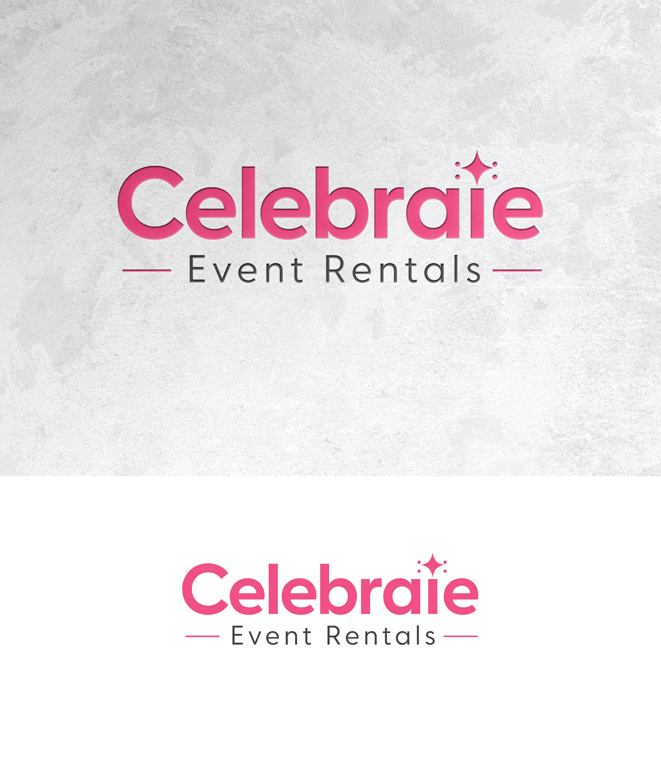 Diseño de Logo por zamdi para Celebrate Event Rentals | Diseño #37439044