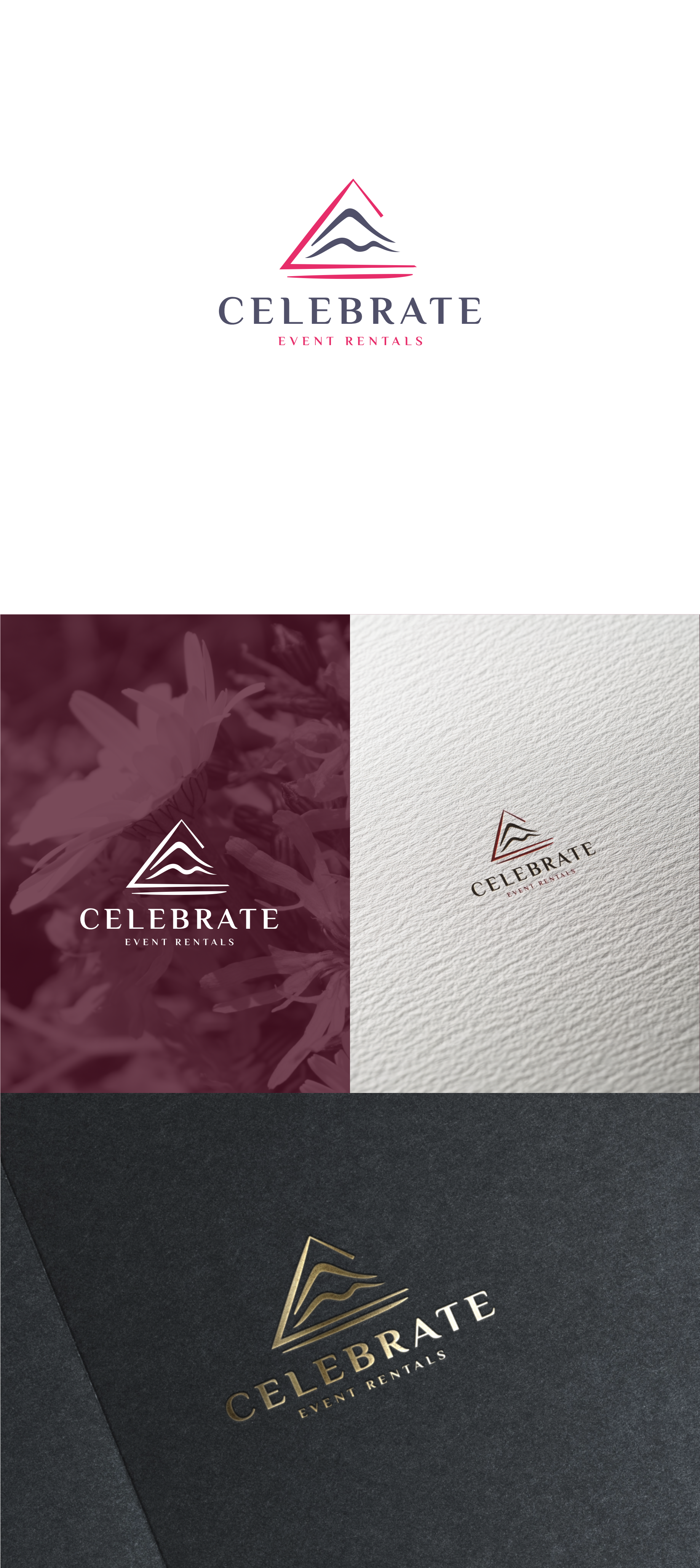Logo Design by *mary for Celebrate Event Rentals | Design #37424395
