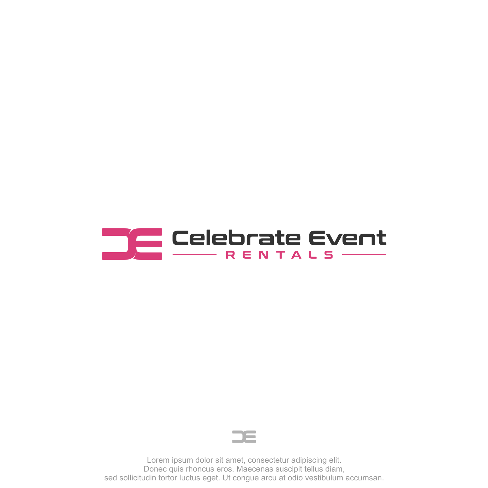 Logo Design by M.Syaiful Huda for Celebrate Event Rentals | Design #37426516