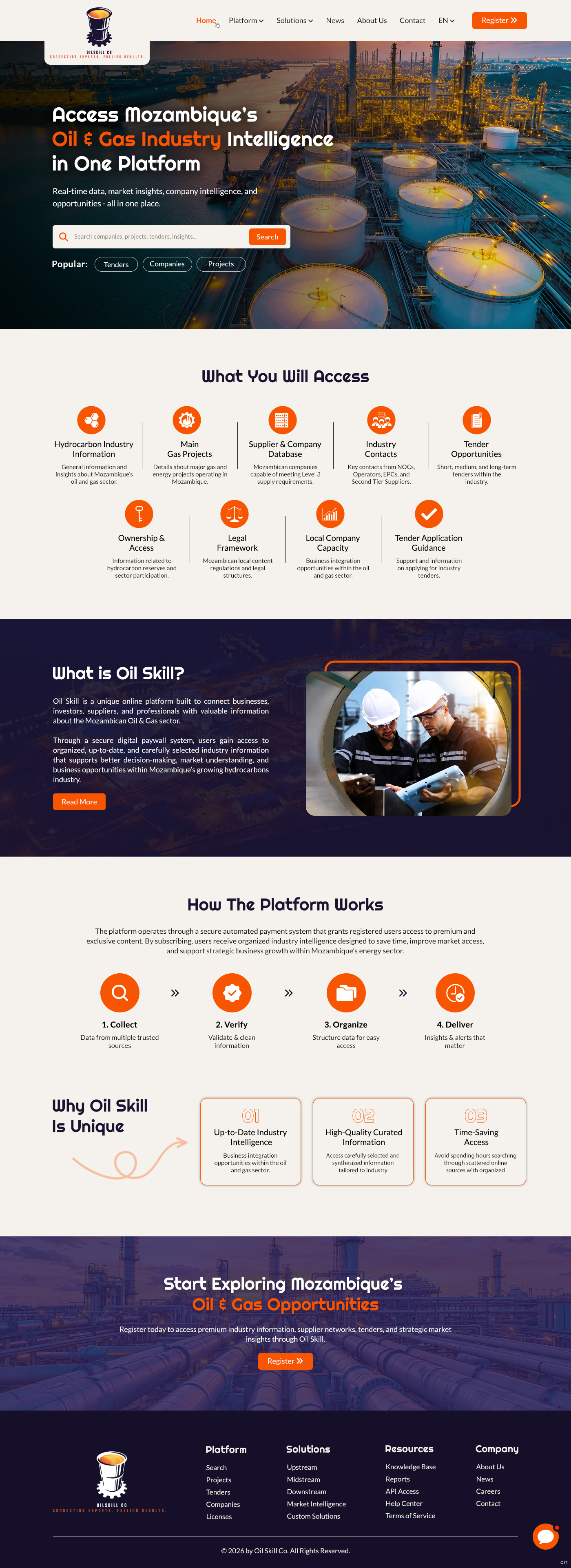 Web Design by pb for OilSkill Co | Design #37429841