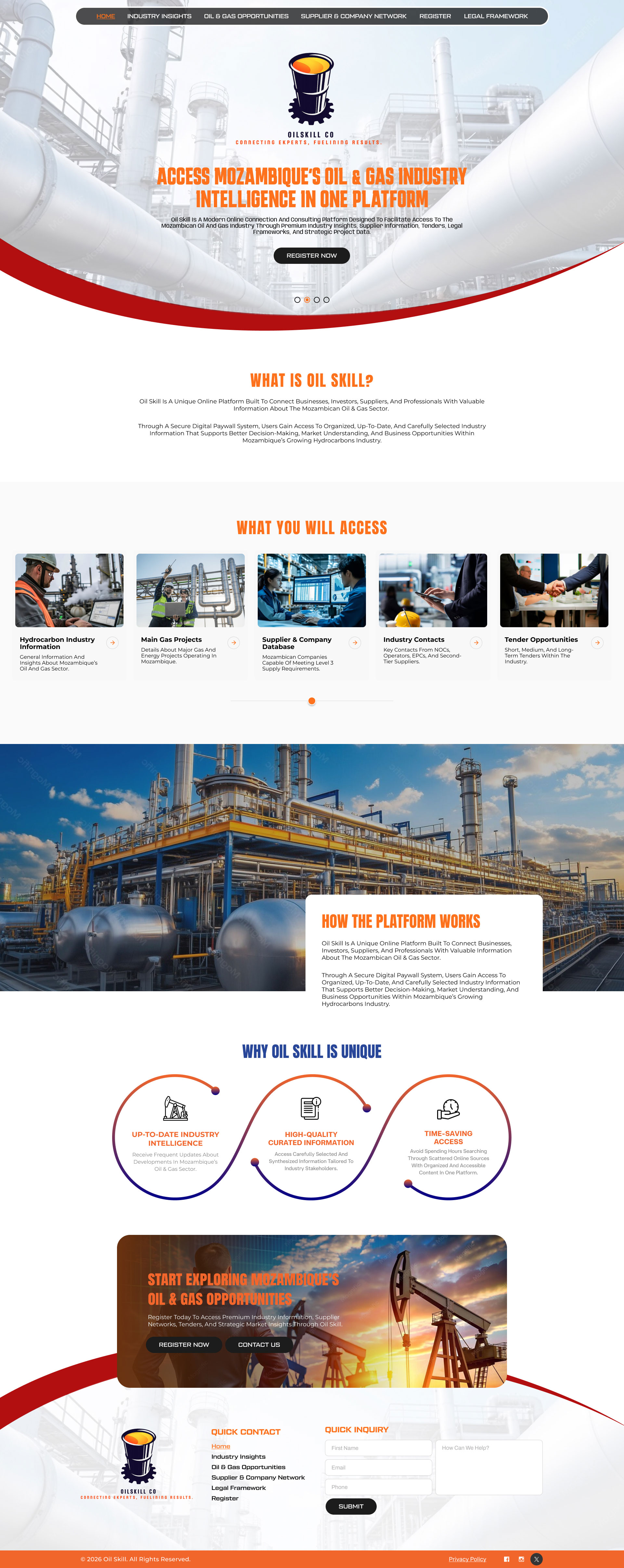 Web Design by Ved Web Services for OilSkill Co | Design #37439619