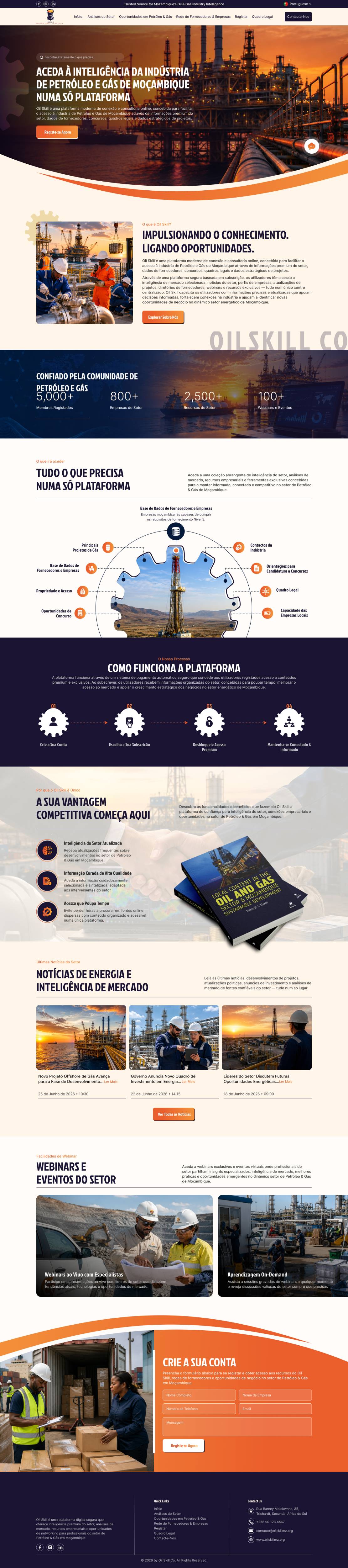 Web Design by creative.bugs for OilSkill Co | Design #37438000