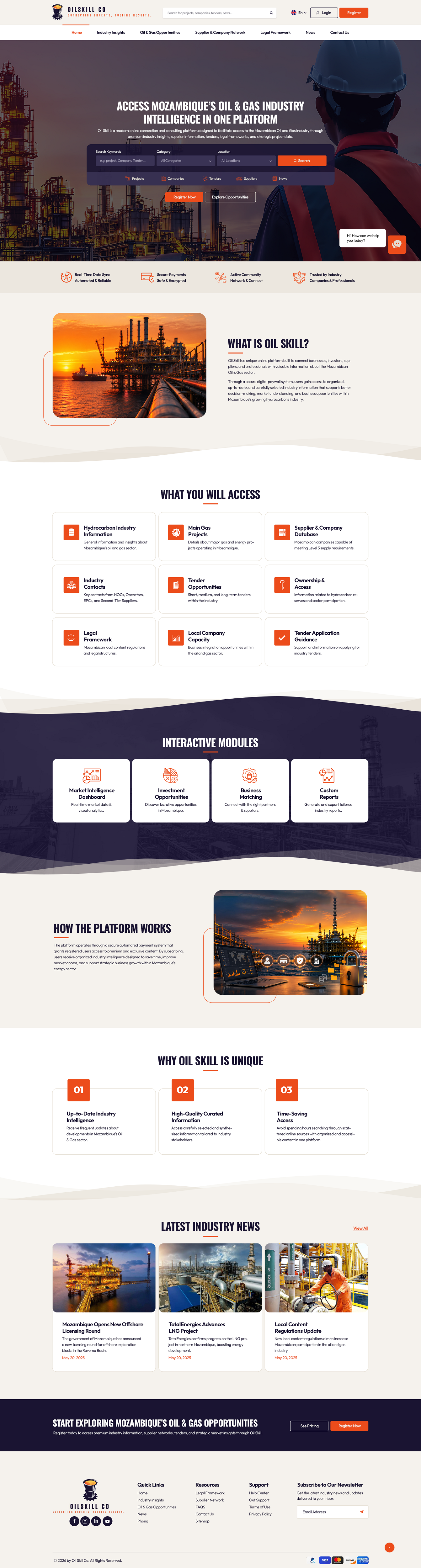 Web Design by NZ Creatives for OilSkill Co | Design #37429900