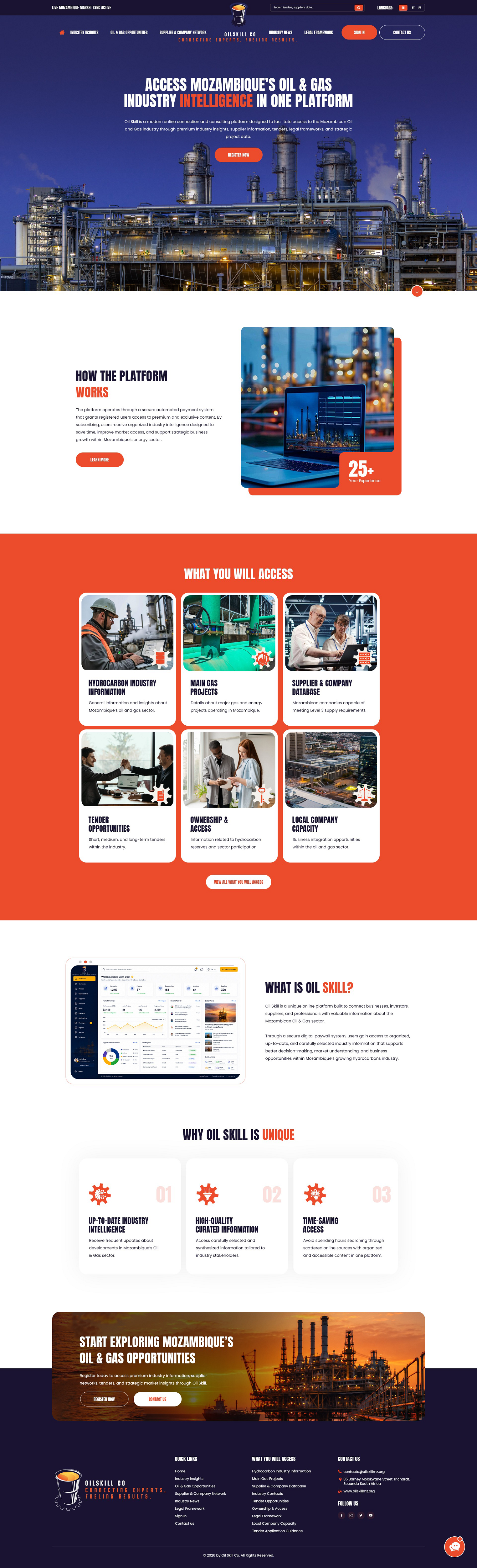 Web Design by NZ Creatives for OilSkill Co | Design #37429905