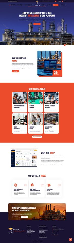 Web Design by NZ Creatives for OilSkill Co | Design: #37429905