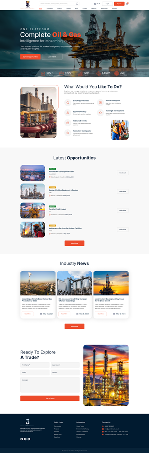 Web Design by OGMA CONCEPTIONS for OilSkill Co | Design: #37441261