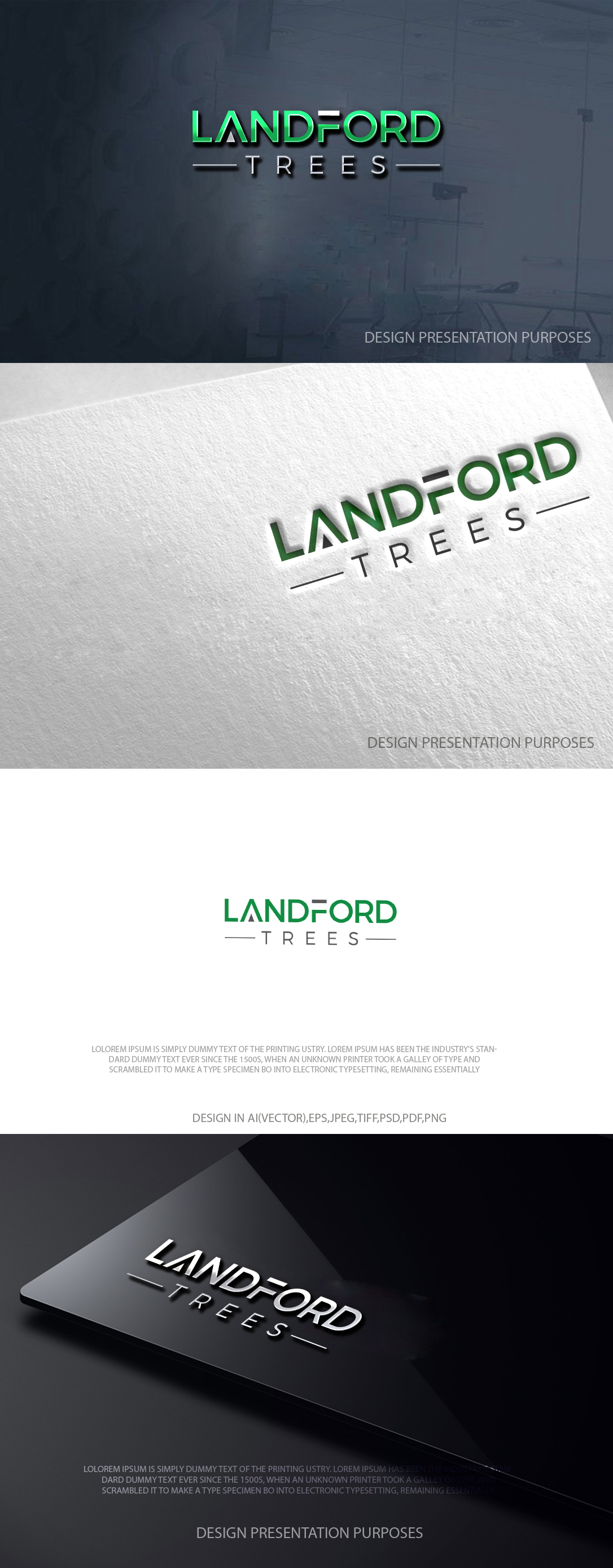 Logo Design by zebronicgraphic for Landford Trees Ltd | Design #37426090