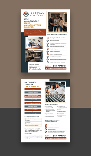 Diseño de Flyer por ArtHive para este proyecto | Diseño: #37438299