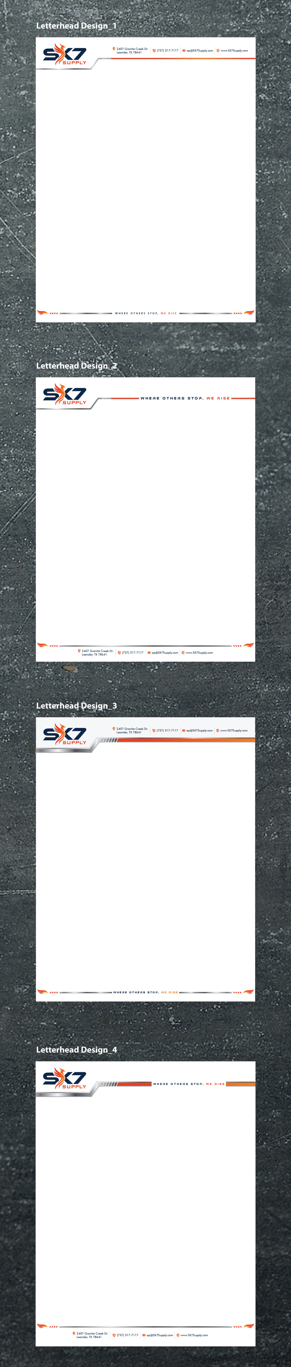 Letterhead Design by Magic of Art for this project | Design #37446210