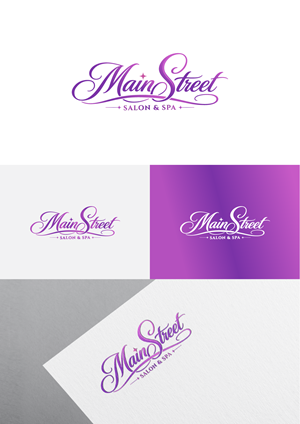 Logo Design by Tezar G. Permana for Main Street Salon & Spa | Design: #37444162