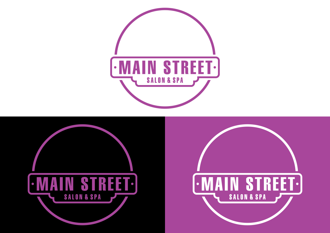 Logo Design by daniswarasayang for Main Street Salon & Spa | Design #37451458