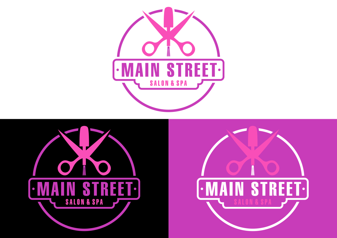 Logo Design by daniswarasayang for Main Street Salon & Spa | Design #37453574