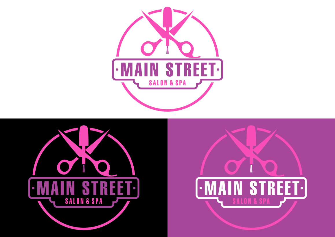 Logo Design by daniswarasayang for Main Street Salon & Spa | Design #37453575