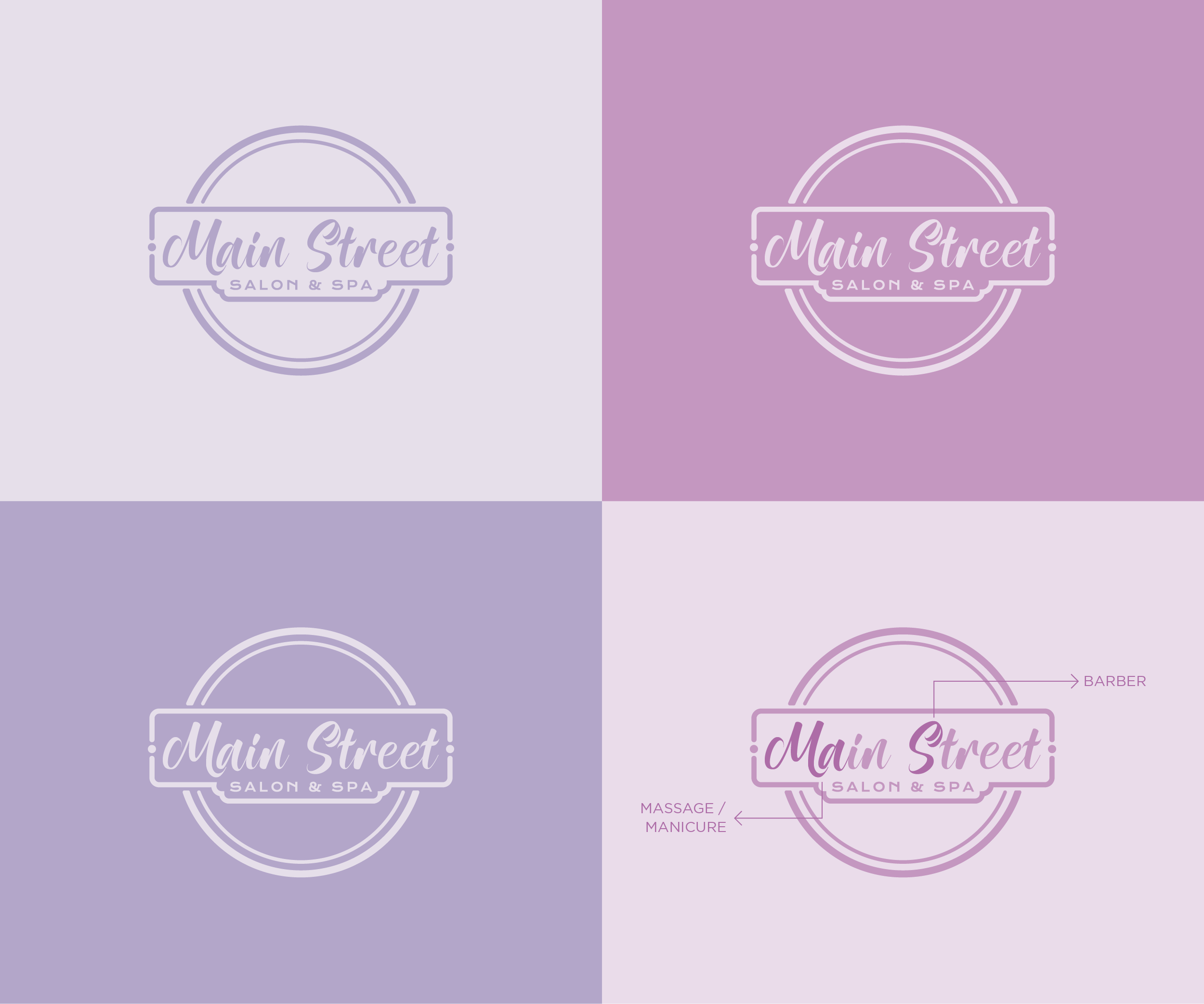 Logo Design by fnsdhstchart for Main Street Salon & Spa | Design #37452247