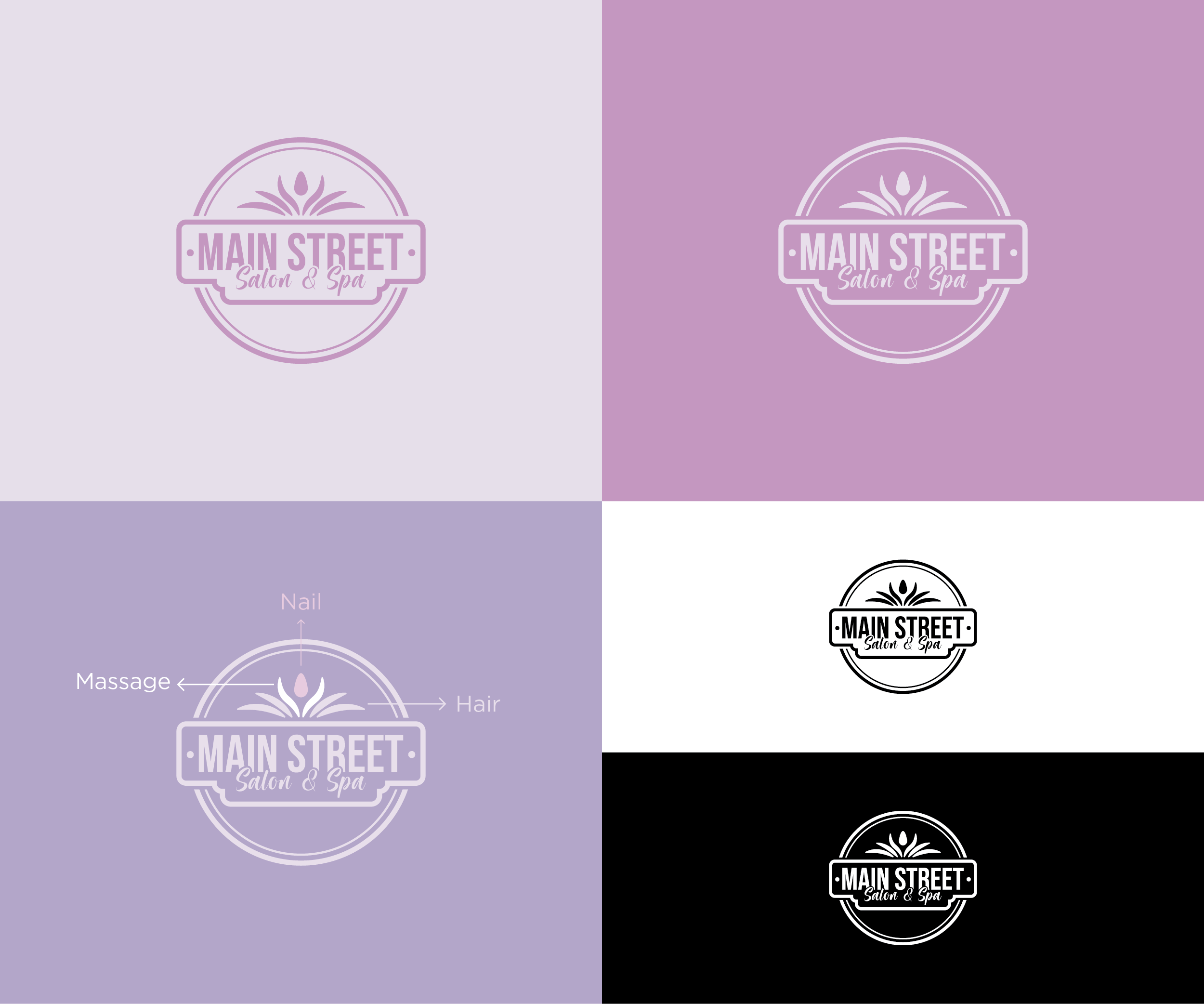 Logo Design by fnsdhstchart for Main Street Salon & Spa | Design #37452285