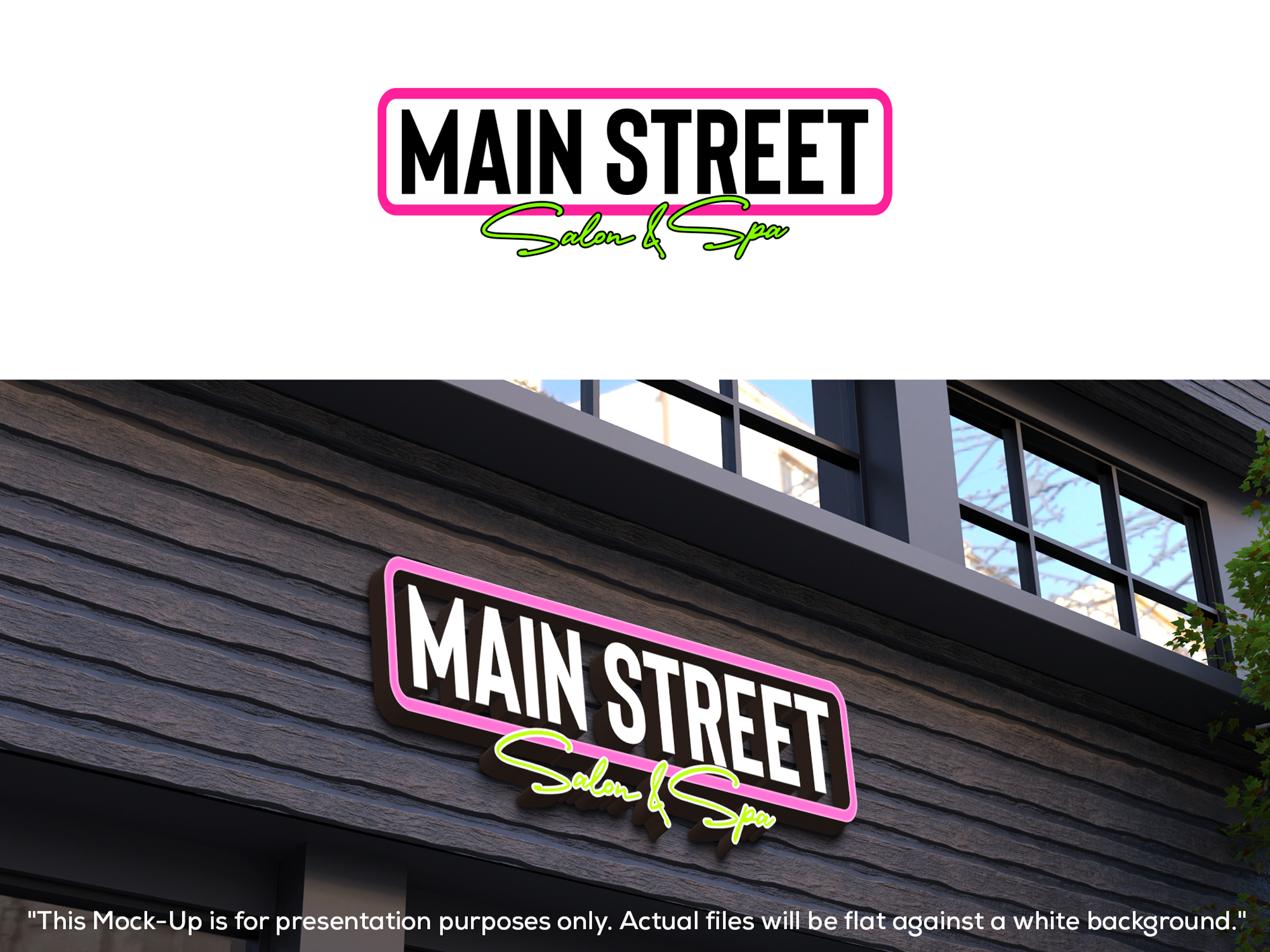Logo Design by Kavth for Main Street Salon & Spa | Design #37445045
