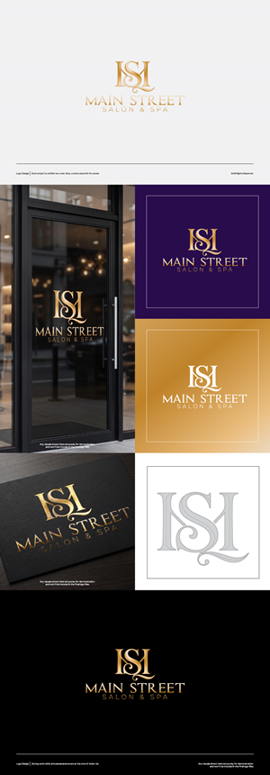 Diseño de Logo por Gol D Roger™ para Main Street Salon & Spa | Diseño: #37451611