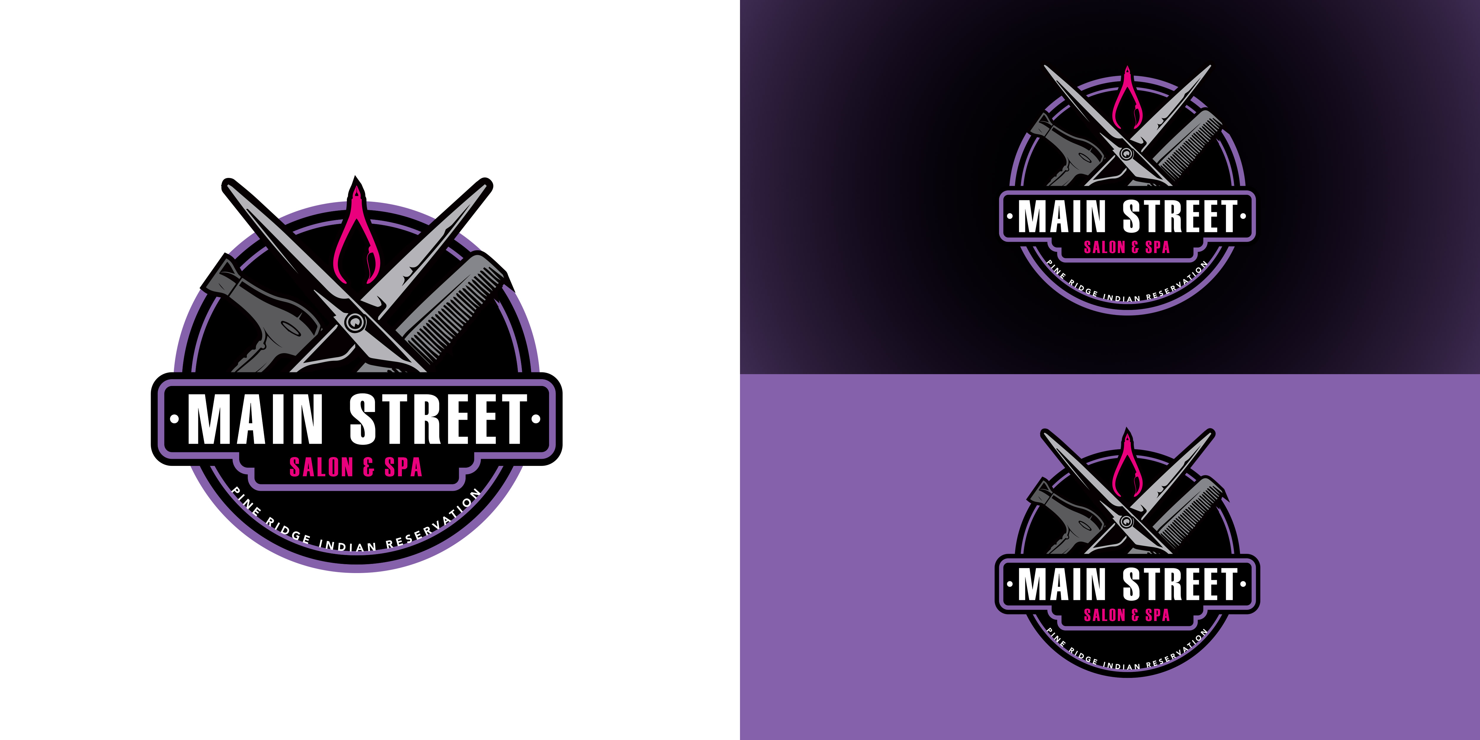 Logo Design by twentysevendesign for Main Street Salon & Spa | Design #37450397