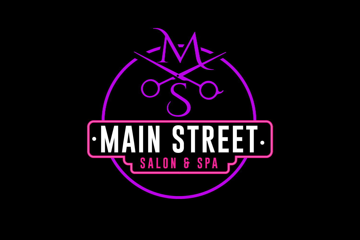 Logo Design by renderman for Main Street Salon & Spa | Design #37449276