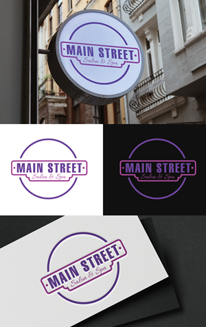 Logo Design by Graphixpointt for Main Street Salon & Spa | Design: #37483264
