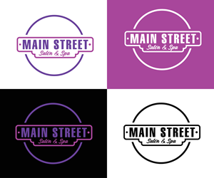 Logo Design by Graphixpointt for Main Street Salon & Spa | Design: #37483334