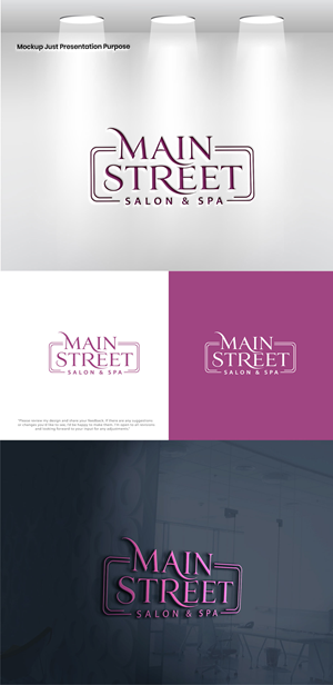 Logo Design by Pixel Signature for Main Street Salon & Spa | Design: #37444839