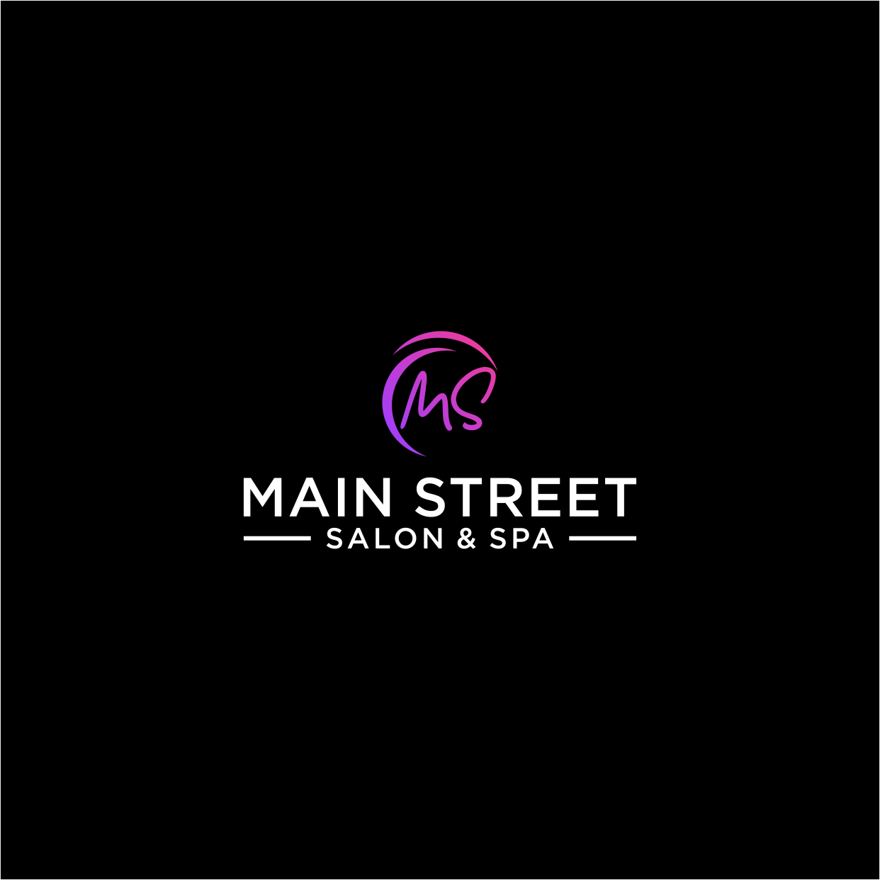 Logo Design by Kaze56 for Main Street Salon & Spa | Design #37443016