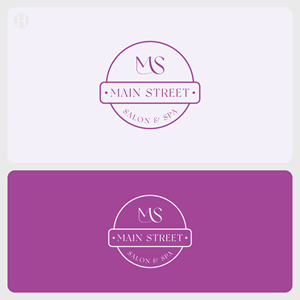 Logo Design by Talha Ahmad for Main Street Salon & Spa | Design: #37443572