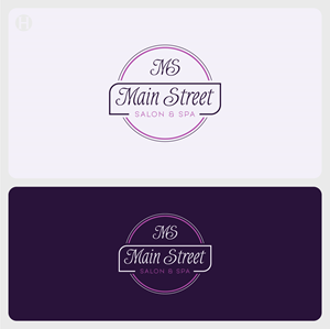 Logo Design by Talha Ahmad for Main Street Salon & Spa | Design: #37443573