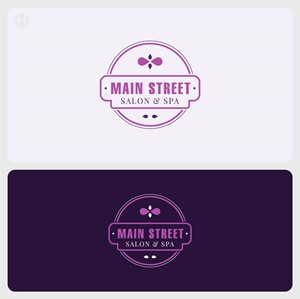 Logo Design by Talha Ahmad for Main Street Salon & Spa | Design: #37443574