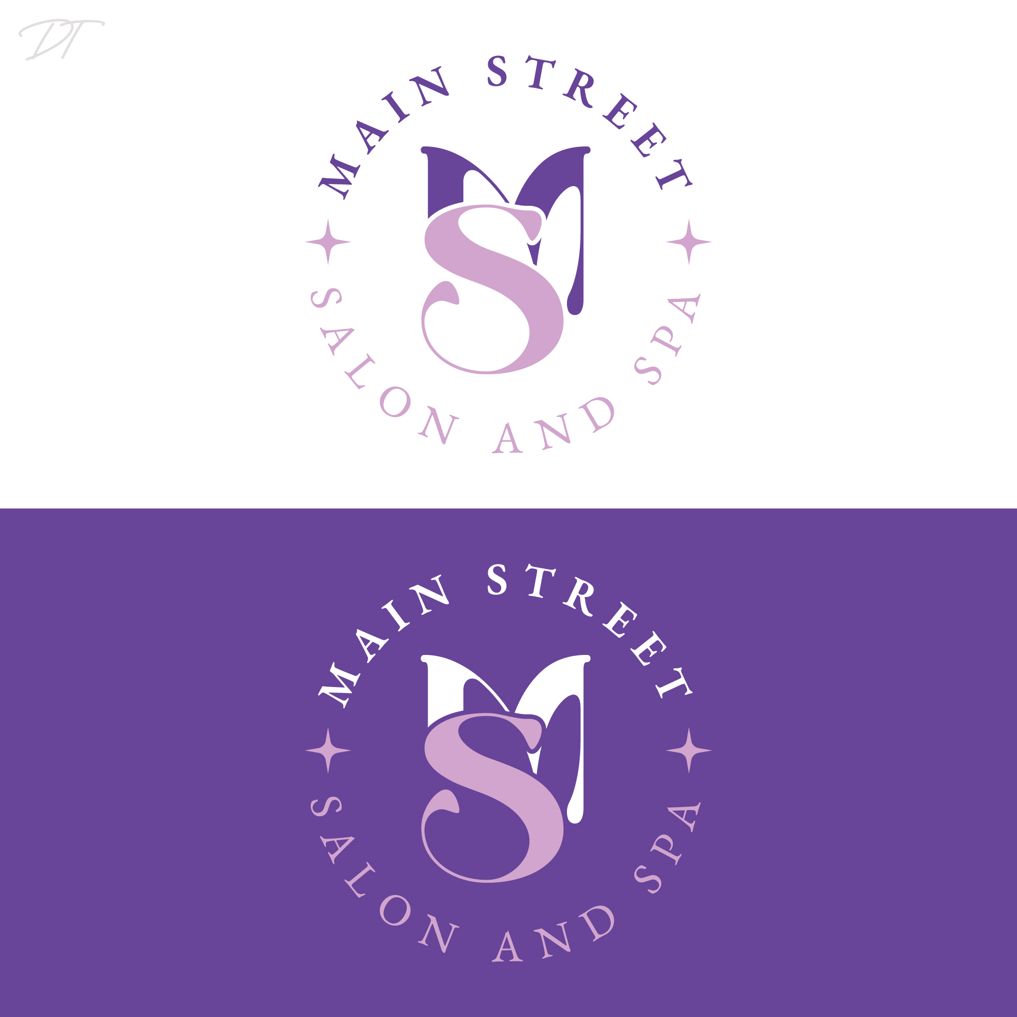 Logo Design by Talha Ahmad for Main Street Salon & Spa | Design #37443582