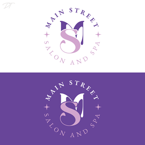 Logo Design by Talha Ahmad for Main Street Salon & Spa | Design: #37443582