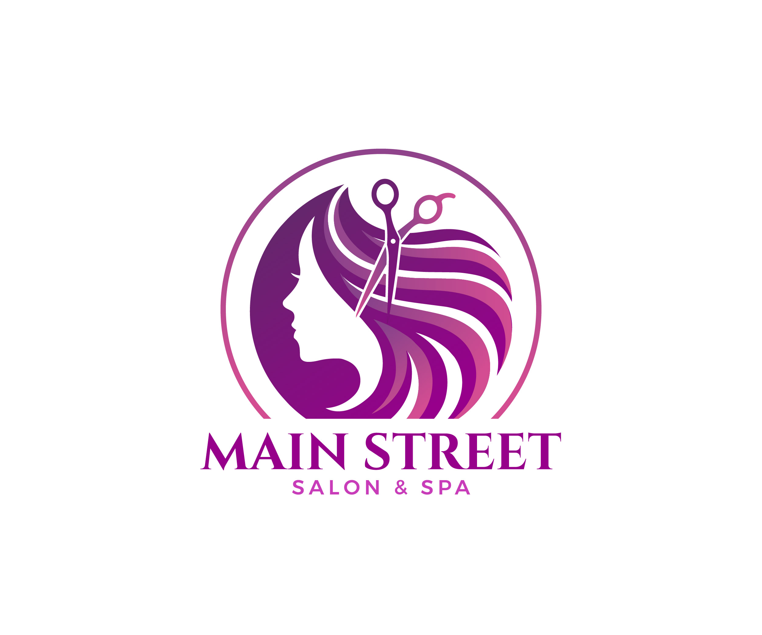 Logo Design by James J. for Main Street Salon & Spa | Design #37444879