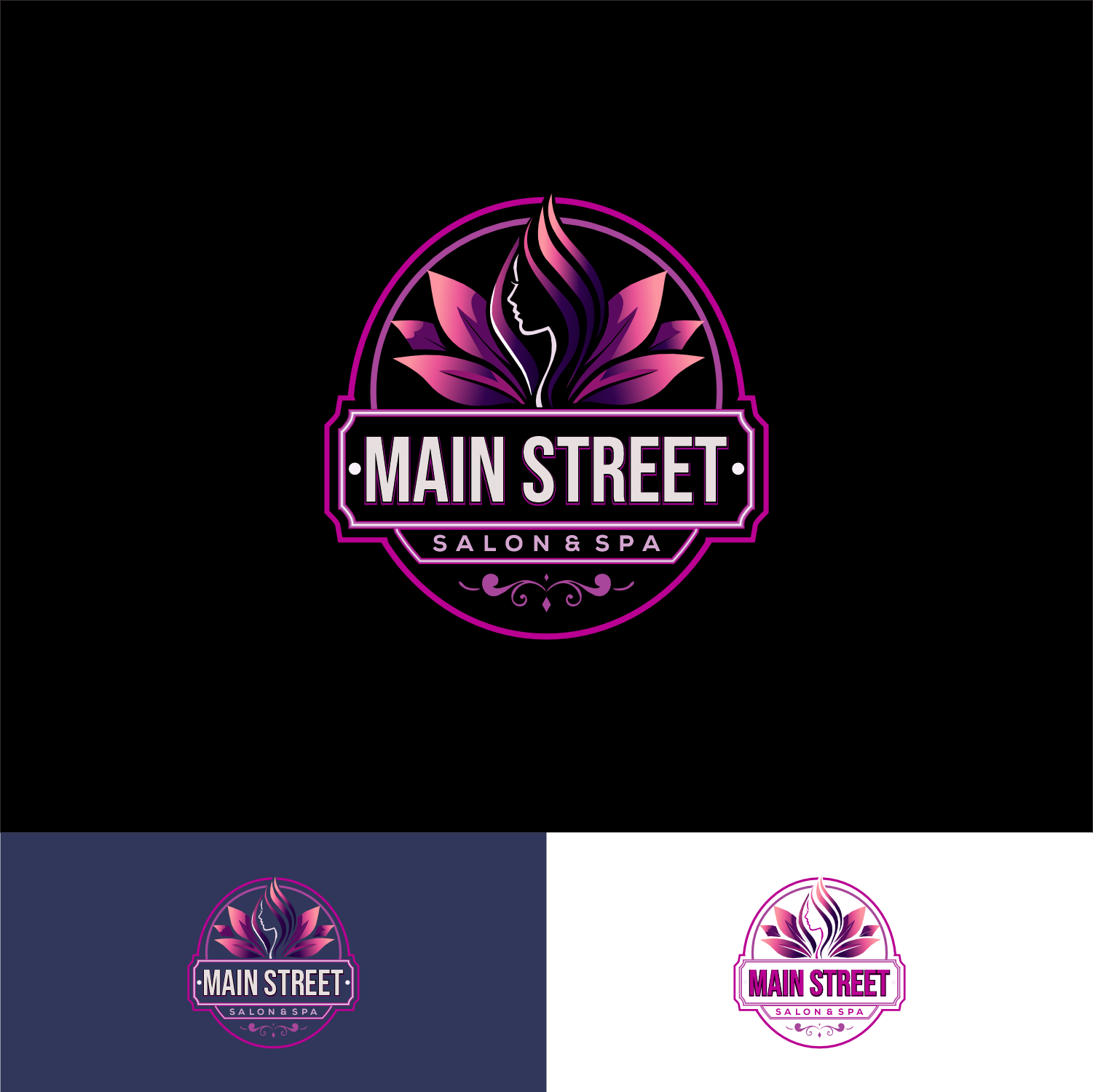 Diseño de Logo por Arttosungging para Main Street Salon & Spa | Diseño #37450332