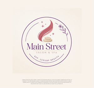 Logo Design by BEANDESIGN^_^ for Main Street Salon & Spa | Design: #37463774