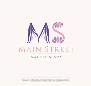 Logo Design by BEANDESIGN^_^ for Main Street Salon & Spa | Design: #37463775