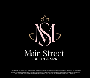 Logo Design by BEANDESIGN^_^ for Main Street Salon & Spa | Design: #37464587