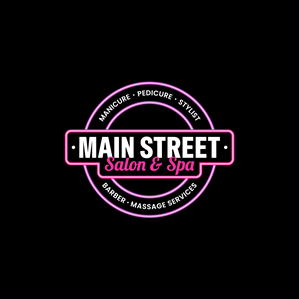 Logo Design by Aljune Castro Designs for Main Street Salon & Spa | Design #37446351