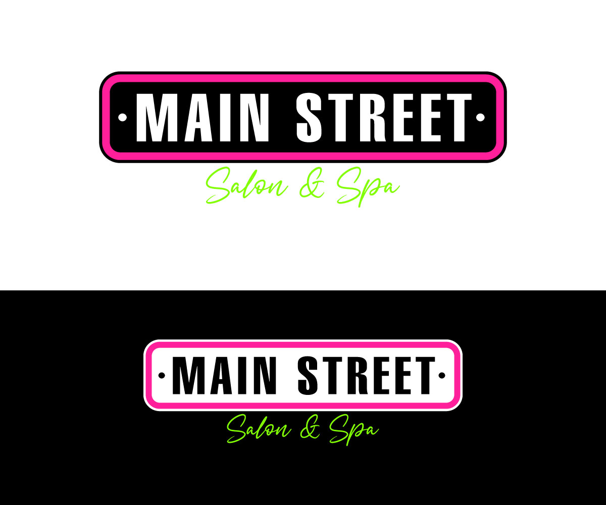 Logo Design by DesignMaker 2 for Main Street Salon & Spa | Design #37445078
