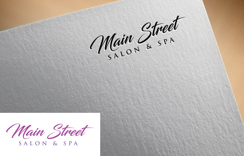 Logo Design by Zt Art for Main Street Salon & Spa | Design #37450039