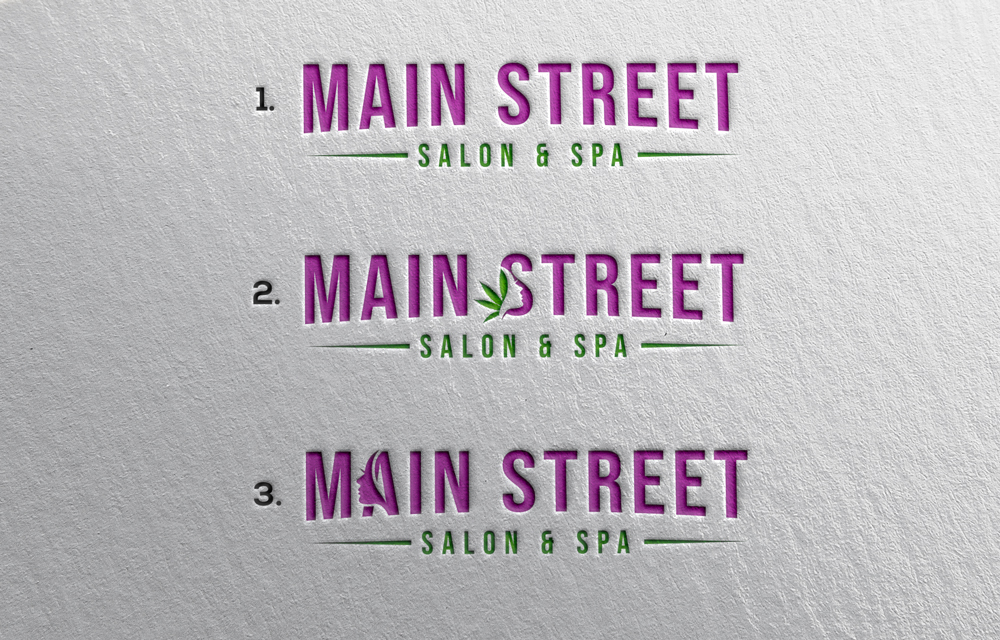 Logo Design by designfire for Main Street Salon & Spa | Design #37443207