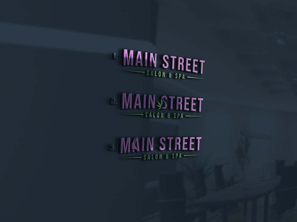 Logo Design by designfire for Main Street Salon & Spa | Design #37443208