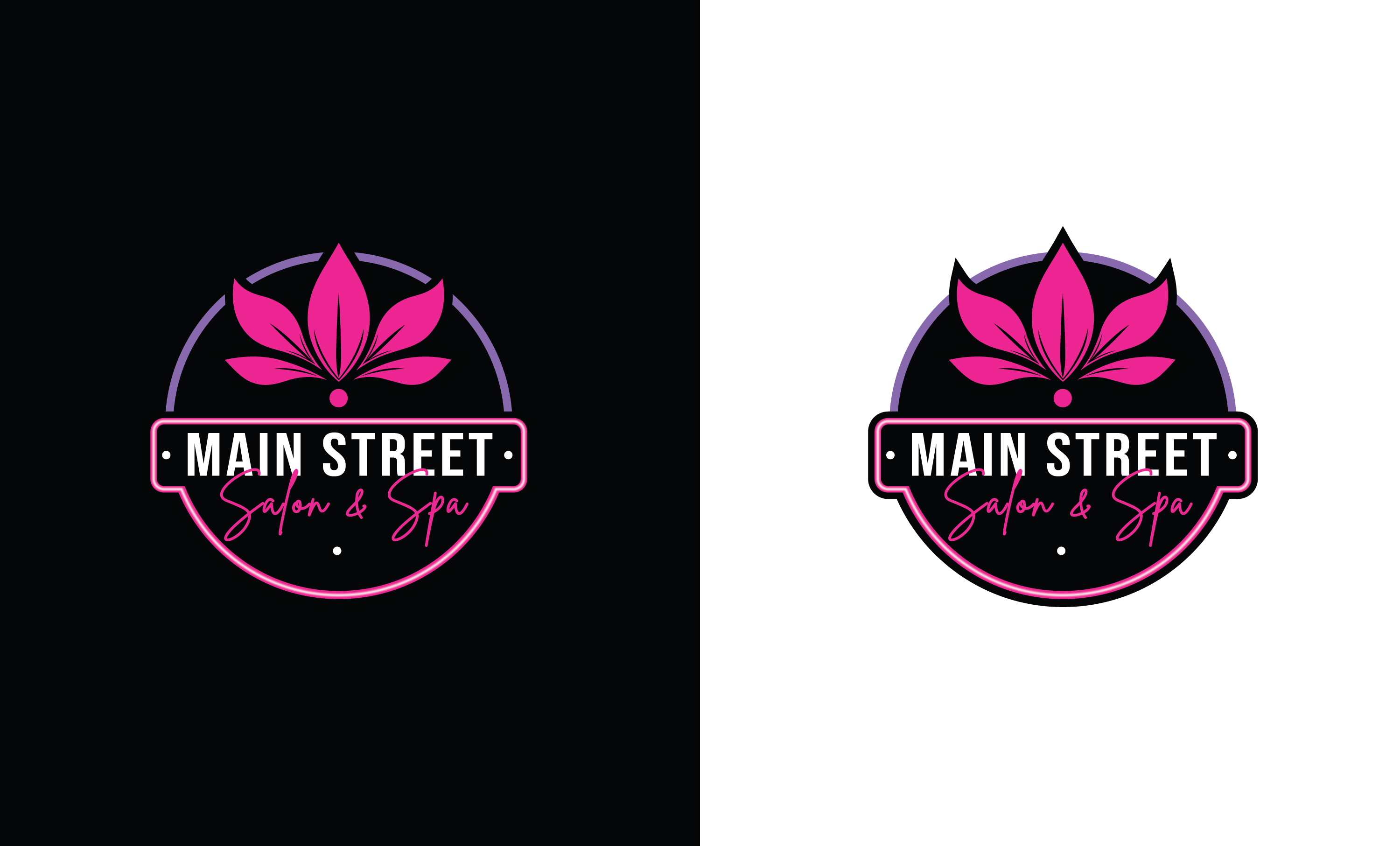 Logo Design by MD. ABDUR RAZZAK for Main Street Salon & Spa | Design #37452439