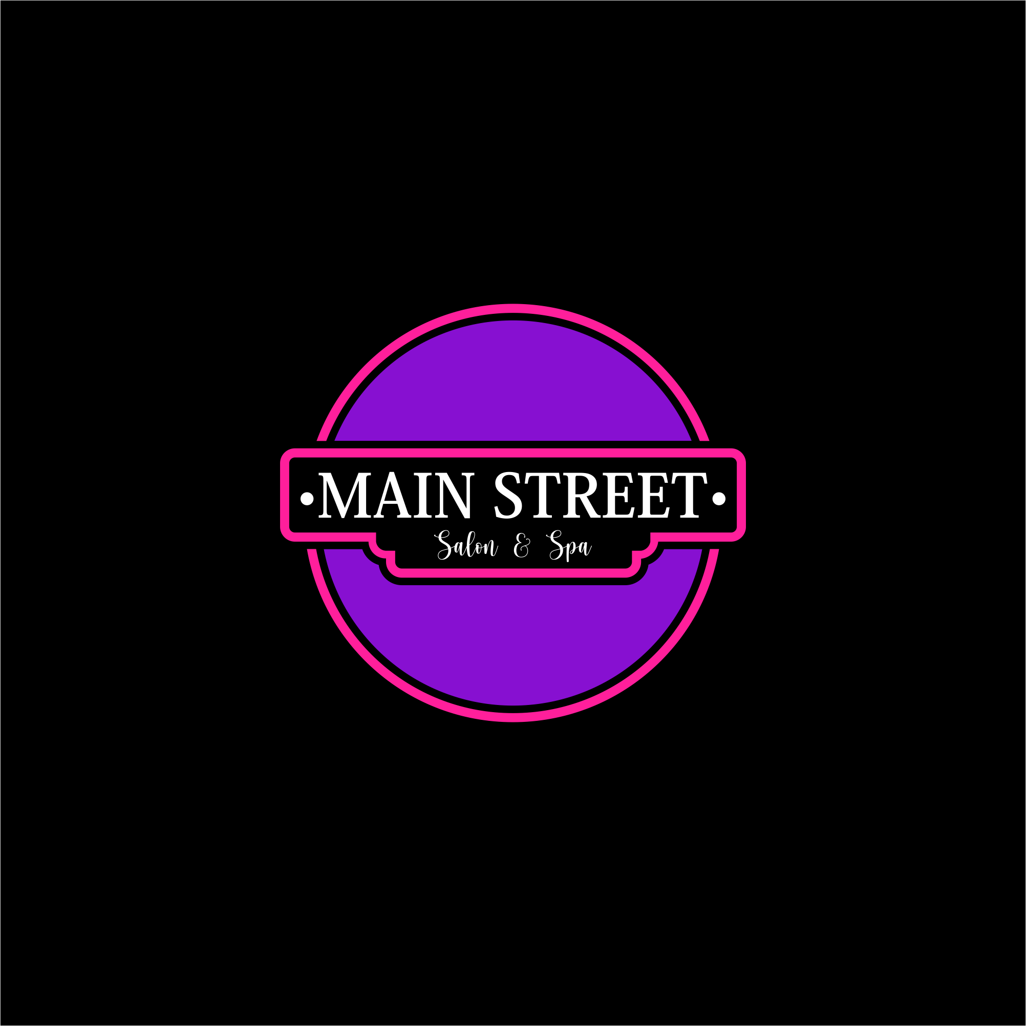 Logo Design by ni9 for Main Street Salon & Spa | Design #37445924