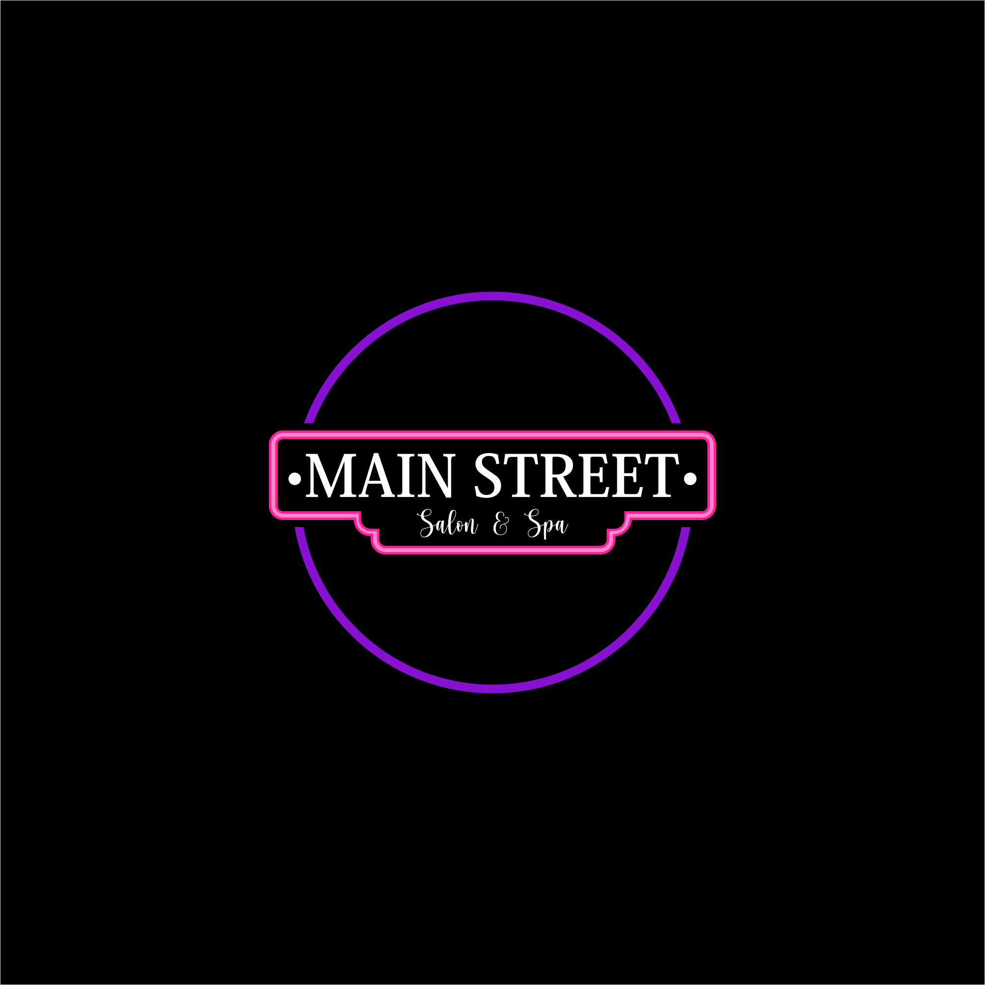 Logo Design by ni9 for Main Street Salon & Spa | Design #37445933