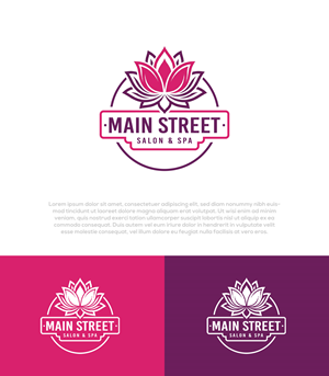 Diseño de Logo por InkPilot_Studio™ para Main Street Salon & Spa | Diseño: #37443911
