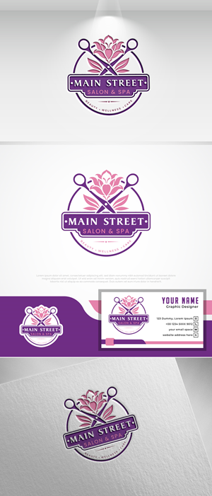 Diseño de Logo por InkPilot_Studio™ para Main Street Salon & Spa | Diseño: #37446041