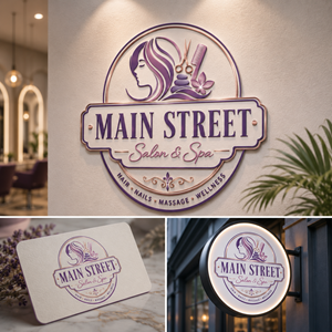 Logo Design by thedesigner.lk for Main Street Salon & Spa | Design: #37444723