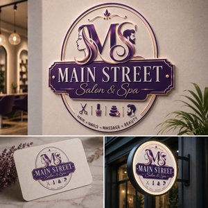 Logo Design by thedesigner.lk for Main Street Salon & Spa | Design: #37444725
