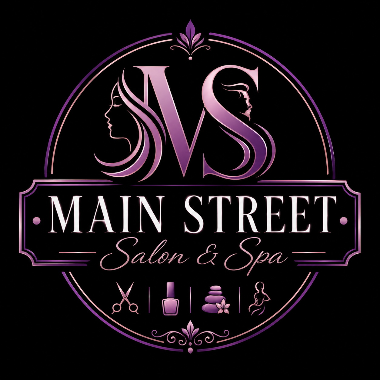 Diseño de Logo por thedesigner.lk para Main Street Salon & Spa | Diseño #37444726